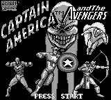 Captain America and the Avengers Title Screen